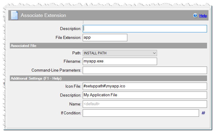 Associate Extension command