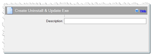 Create Uninstall & Update Exe command