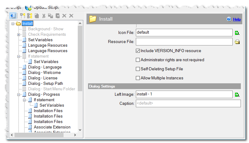 Root of Install Script