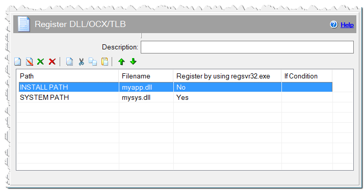 Register DLL/OCX/TLB command