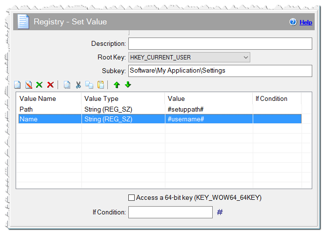 Registry - Set Value command