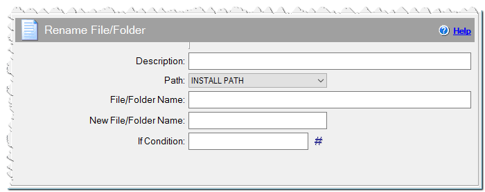 Rename file or folder command