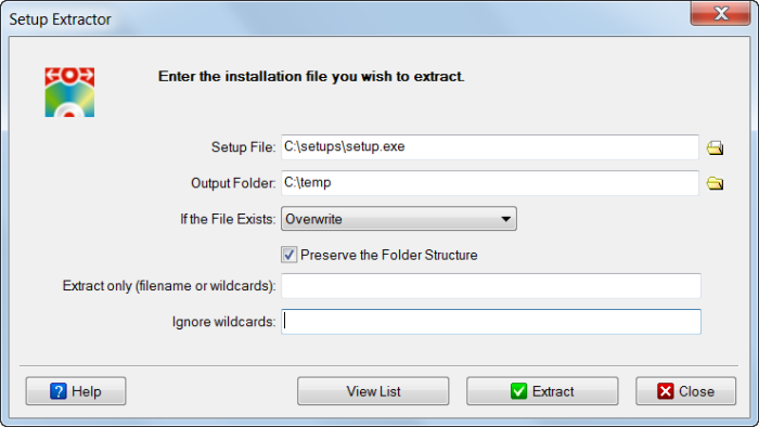 Setup Extractor