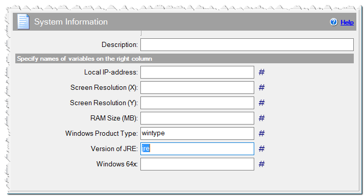 System Information command