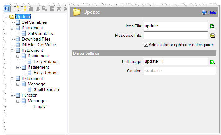 Root of Update Script